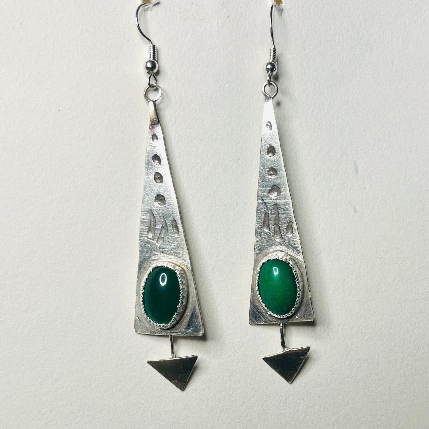 Jade bohemian Earrings
