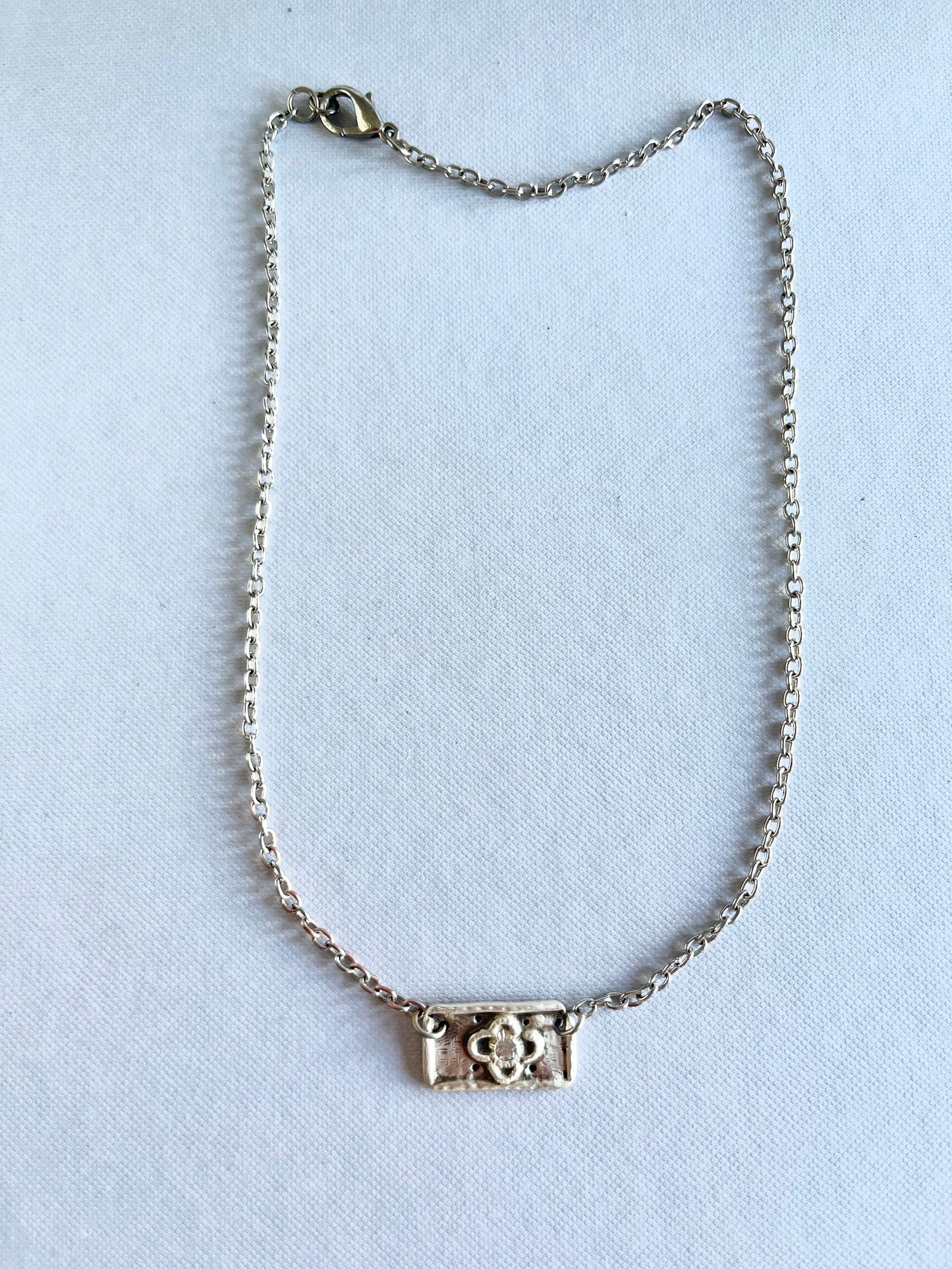 Cubic zirconia pendant necklace