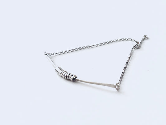 Multi silver dainty bracelet
