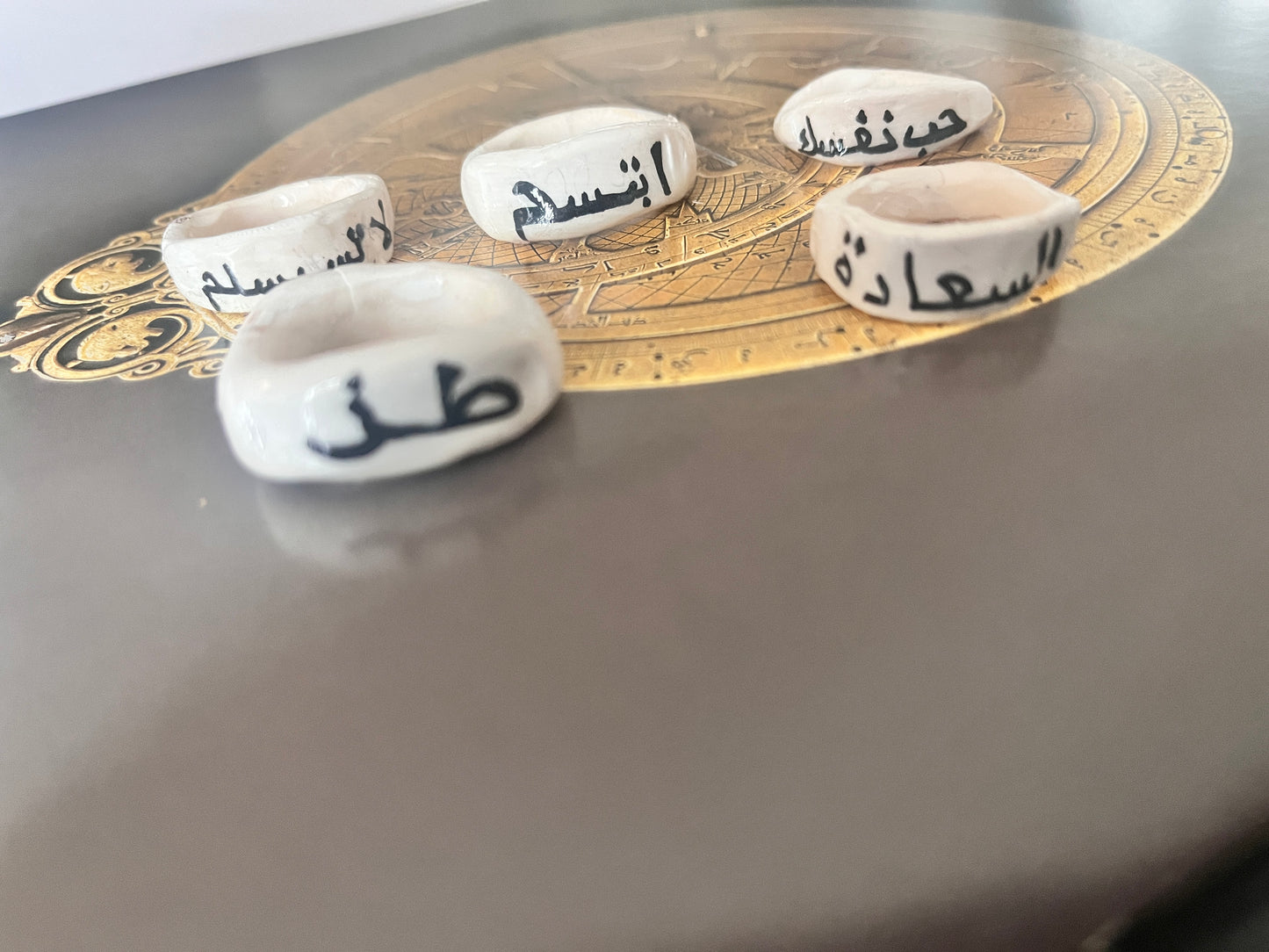 Arabic name clay rings