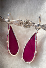Load image into Gallery viewer, Pink Berry Bow Earrings
