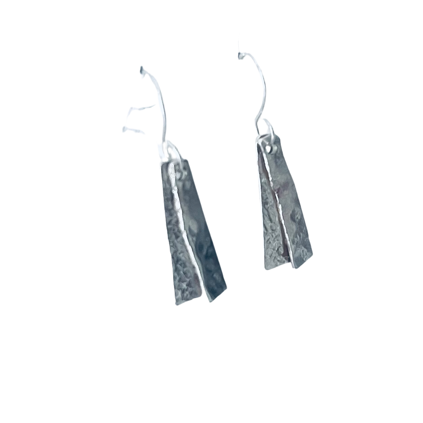 Hammered earrings