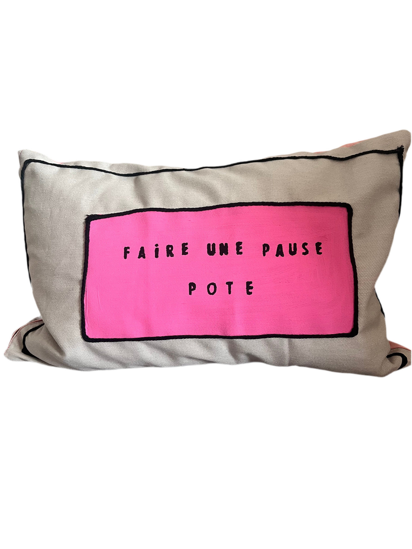 Put your feet up French cushion