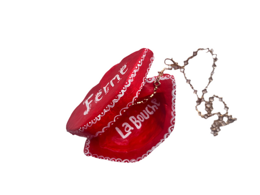 Red lips trinket box - Ferme La Bouche