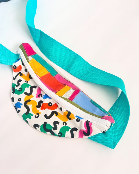 Multi coloured Fanny pack