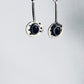 Small round Onyx earrings