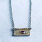 Ruby stone necklace