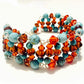 Three color Swarovski bracelet