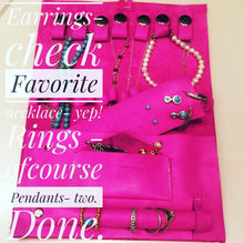 Load image into Gallery viewer, Jewelry travel purse
