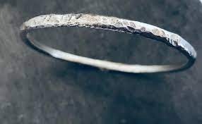 Sterling silver solid Bangle