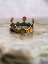 Load image into Gallery viewer, Gold and silver Crown ring
