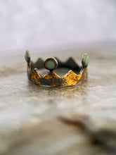 Load image into Gallery viewer, Gold and silver Crown ring
