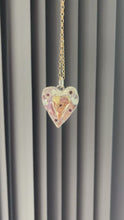 Load and play video in Gallery viewer, Silver and Gold heart Pendant
